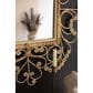 Kalalou Ornate Rattan Framed Mirror in Natural, , large