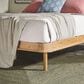 Walker Edison Annette King Platform Bed in English Oak, , large
