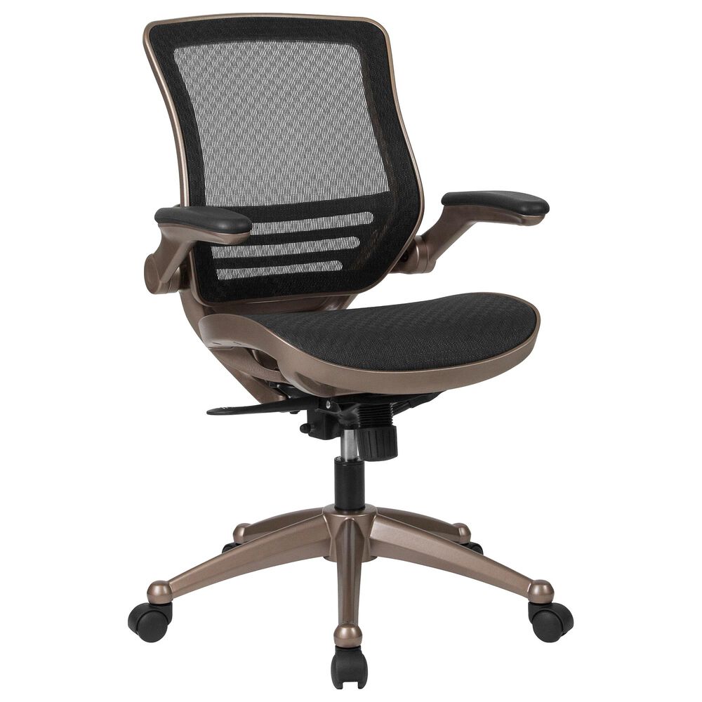 Flash Furniture Executive Swivel Chair in Black, , large