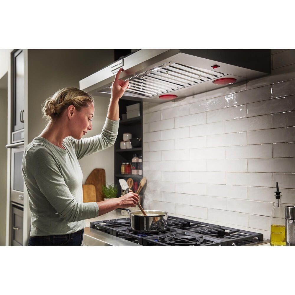 KitchenAid 36" Commercial-Style Wall-Mount Canopy Range Hood, , large