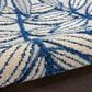 Nourison Aloha ALH18 2"3" x 10" Ivory and Navy Indoor/Outdoor Runner, , large