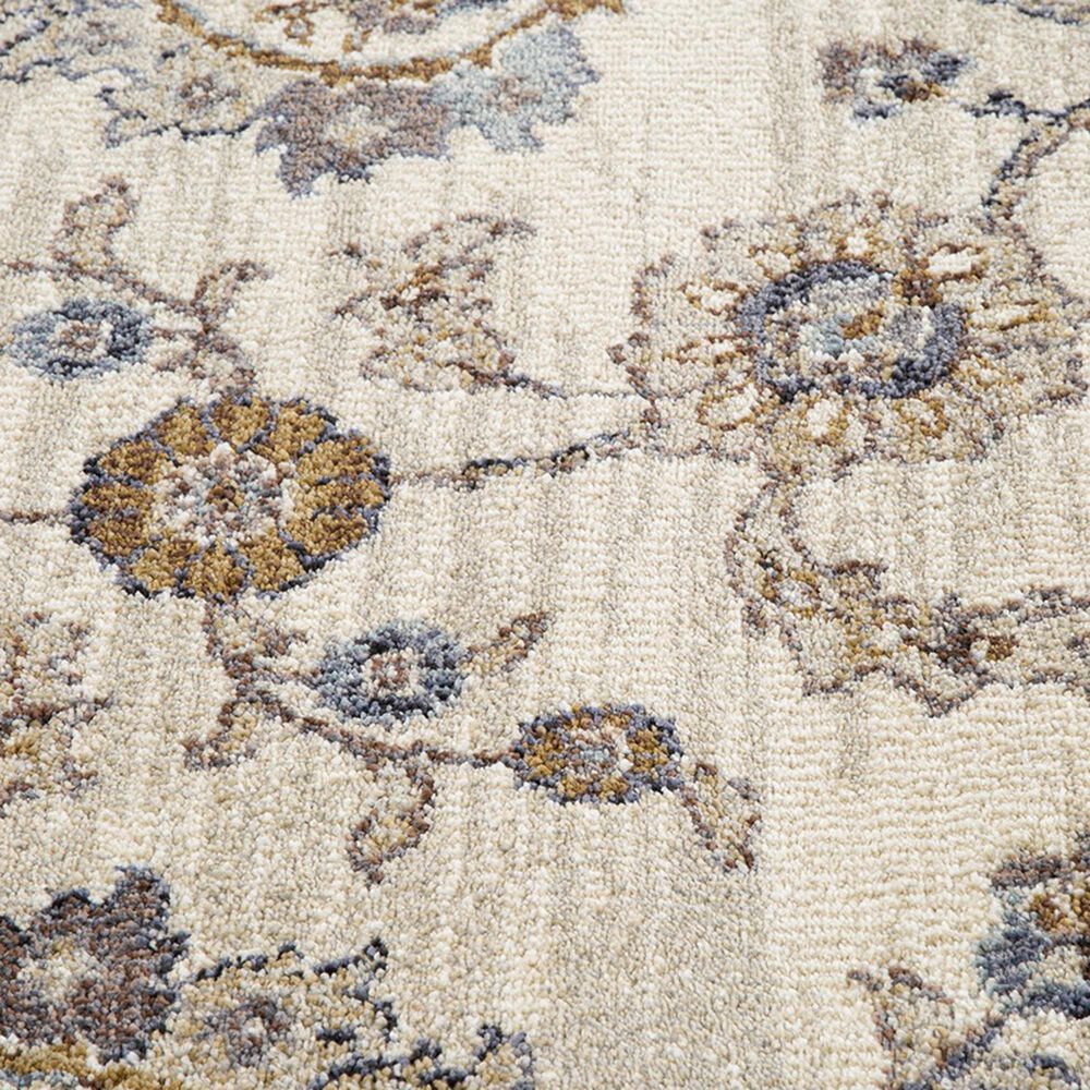 Amer Rugs Jordan 5&#39;3&quot; x 7&#39;6&quot; Ivory and Charcoal Area Rug, , large