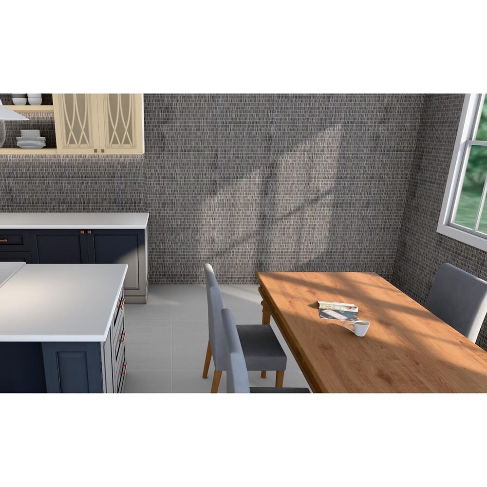 Soho Studio Shangai White 12" x 24" Porcelain Tile, , large