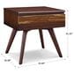 Natural Bamboo Furnishings Nightstand in Sable, , large