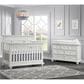Oxford Baby Weston 2-Piece Crib and Dresser Nursery Set in Vintage White, , large