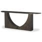 Four Hands Maly Console Table in Coffee Iron and Espresso Oak Veneer, , large