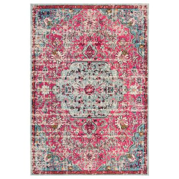Safavieh Madison MAD447R 2"2" x 4" Fuchsia and Teal Scatter Rug, , large
