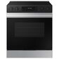 Samsung Bespoke Bespoke 6.3 Cu. Ft. Smart Slide-In Electric Range with Air Fry and Convection in Stainless Steel, , large