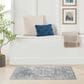 Nourison Astra Machine Washable 3"3" x 5" Grey and Blue Area Rug, , large