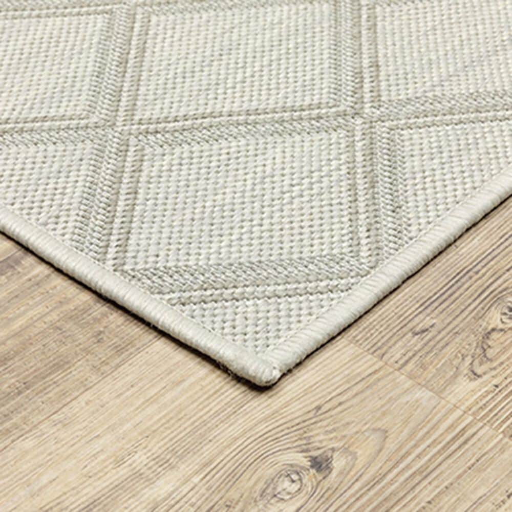 Oriental Weavers Portofino 5098W 5&#39;3&quot; x 7&#39;3&quot; Ivory Area Rug, , large