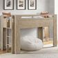 Eastern Shore Bello Twin Low Loft Bed in Sandstone, , large