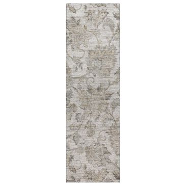 Dalyn Rug Company Silk Road Linen, Ivory, Taupe, Beige and Silver 2"3" x 7"6" Runner, , large