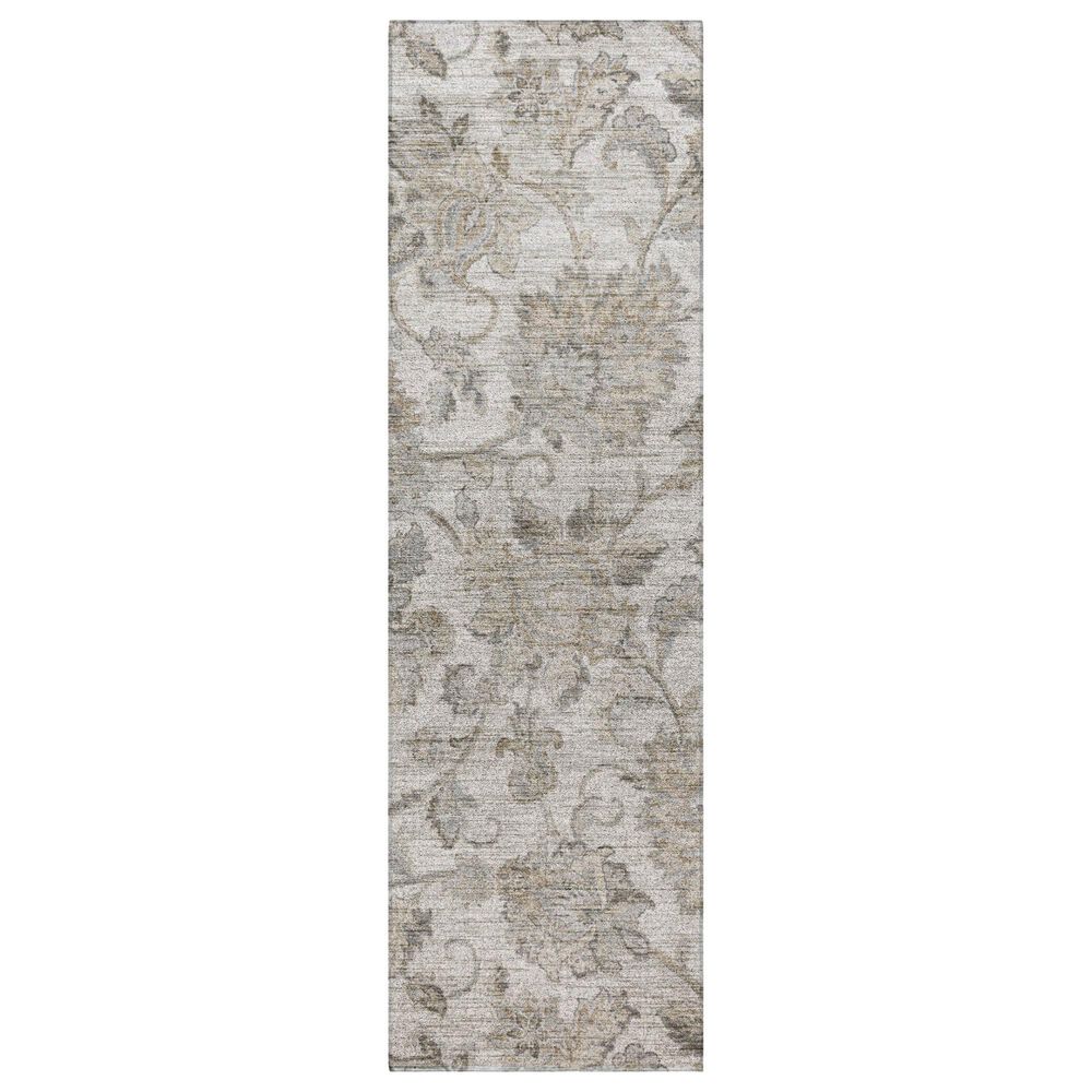 Dalyn Rug Company Silk Road Linen, Ivory, Taupe, Beige and Silver 2"3" x 7"6" Runner, , large
