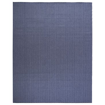 Nourison Horizon HOZ02 Navy 10" x 14" Indoor/Outdoor Area Rug, , large