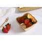 Pampa Bay 4" Square Snack Bowl in Gold, , large