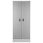 Gladiator Premier Pre-Assembled 84" Cabinet in Hammered White and Gray Slate, , large