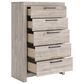 Ashley Broachmyn 5 Drawer Chest in Light Gray, , large