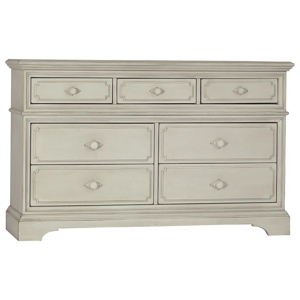 Kingsley Baby Amherst 7-Drawer Dresser in Antique White, , large