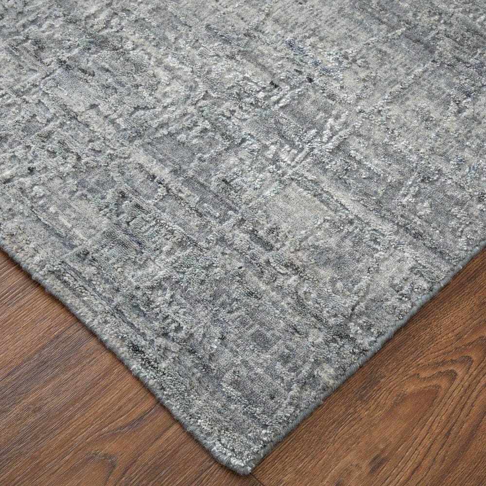 Feizy Eastfield 69A5F 3&#39; x 5&#39; Blue and Silver Area Rug, , large