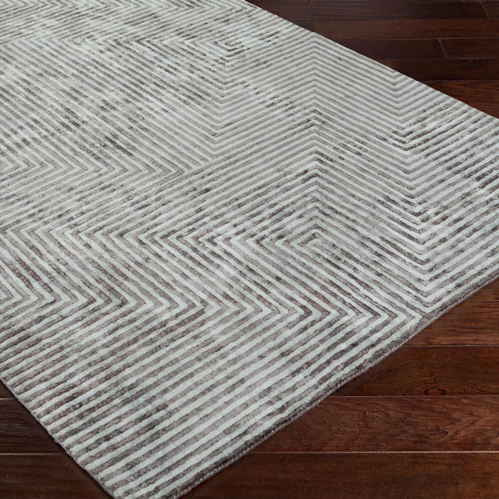 Surya Quartz 10&#39; Square Dusty Sage and Dark Green Area Rug, , large