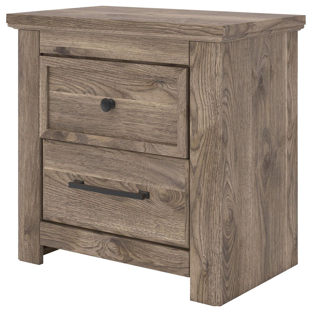 Ashley Rusticott 2-Drawer Nightstand in Brown, , large