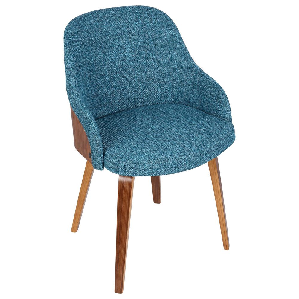 LumiSource Bacci Accent Chair in Teal, , large