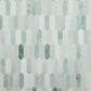 MS International Icelandic Green 12" x 12" Polished Marble Picket Mosaic Tile, , large