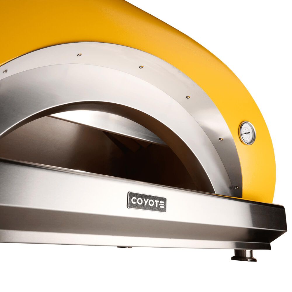 Coyote Outdoor Duomo 40&quot; Wood-Fired Pizza Oven in Yellow, , large