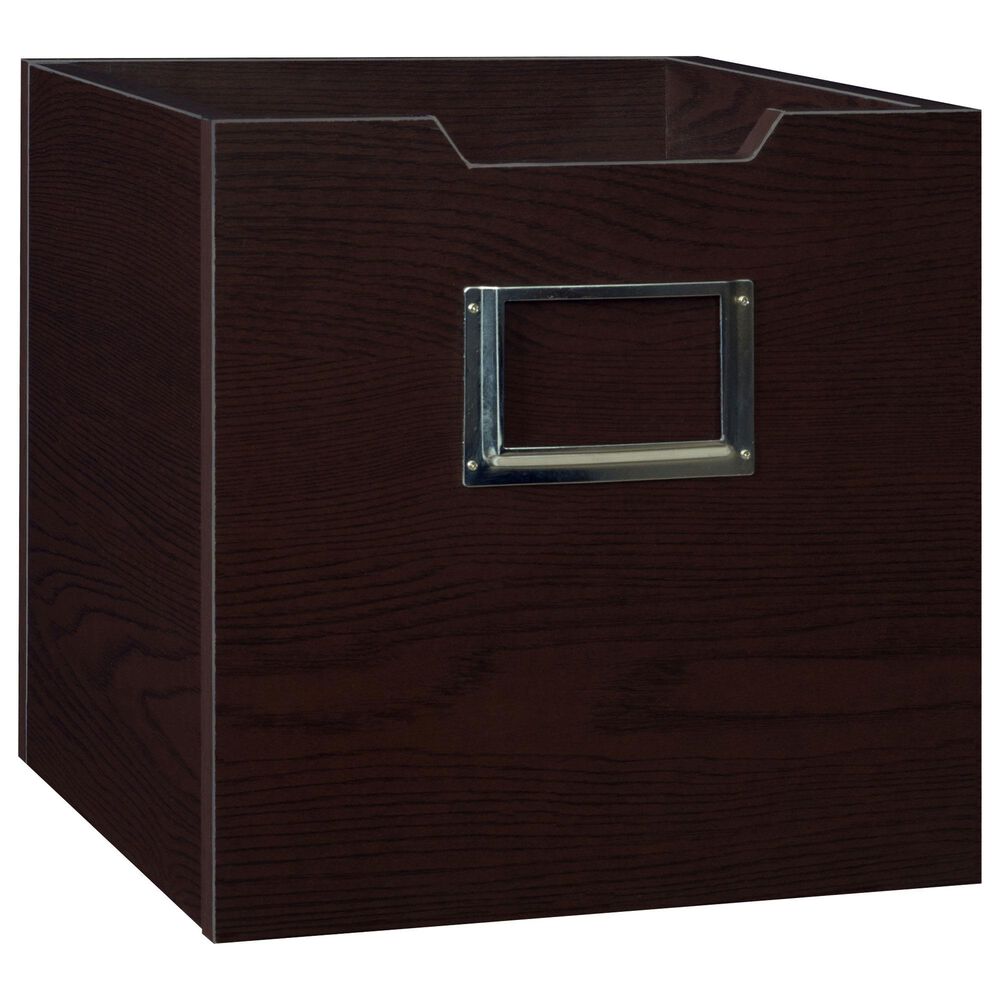 Regency Global Sourcing Niche Cubo Storage Cube with Label in Truffle, , large