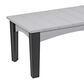 Amish Orchard Island Coffee Table in Dove Gray and Black, , large