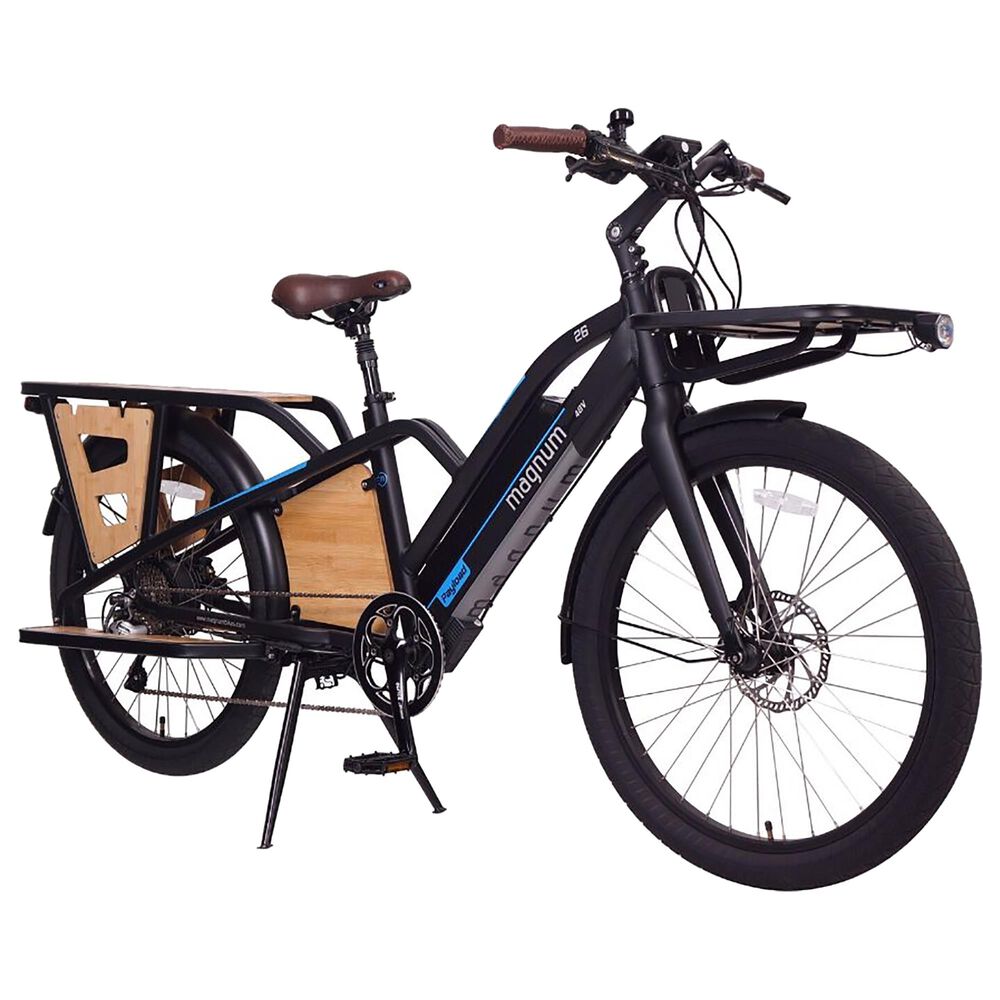 Magnum Payload 13AH Electric Bike in Matte Black, , large