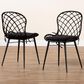Baxton Studio Sabelle Side Chair in Black (Set of 2), , large