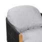 Hearth and Haven Grotta Outdoor Club Chair with Light Teak Frame in Gray (Set of 2), , large