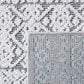 Safavieh Cabana CBN654A 2"2" x 11" Ivory and Grey Performance Runner, , large