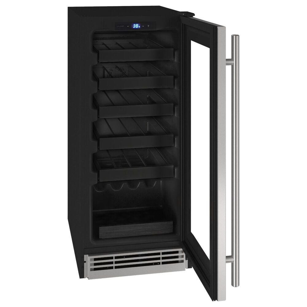 U-Line 3.0 Cu. Ft. Wine Cooler Refrigerator in Stainless Steel, , large