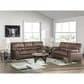 Ashley WillowBend Stationary Loveseat in Umber, , large