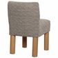 LH Imports Destiny Upholstered Side Chair in Pixel Brown, , large