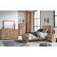 Ashley Hyanna Twin Bed in Golden Rustic Tan, , large