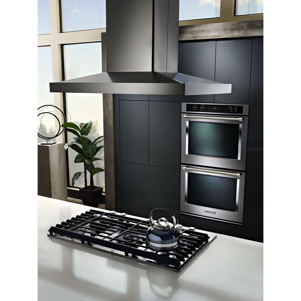 KitchenAid 30'' Gas Cooktop & 30" Single Wall Oven in Stainless Steel