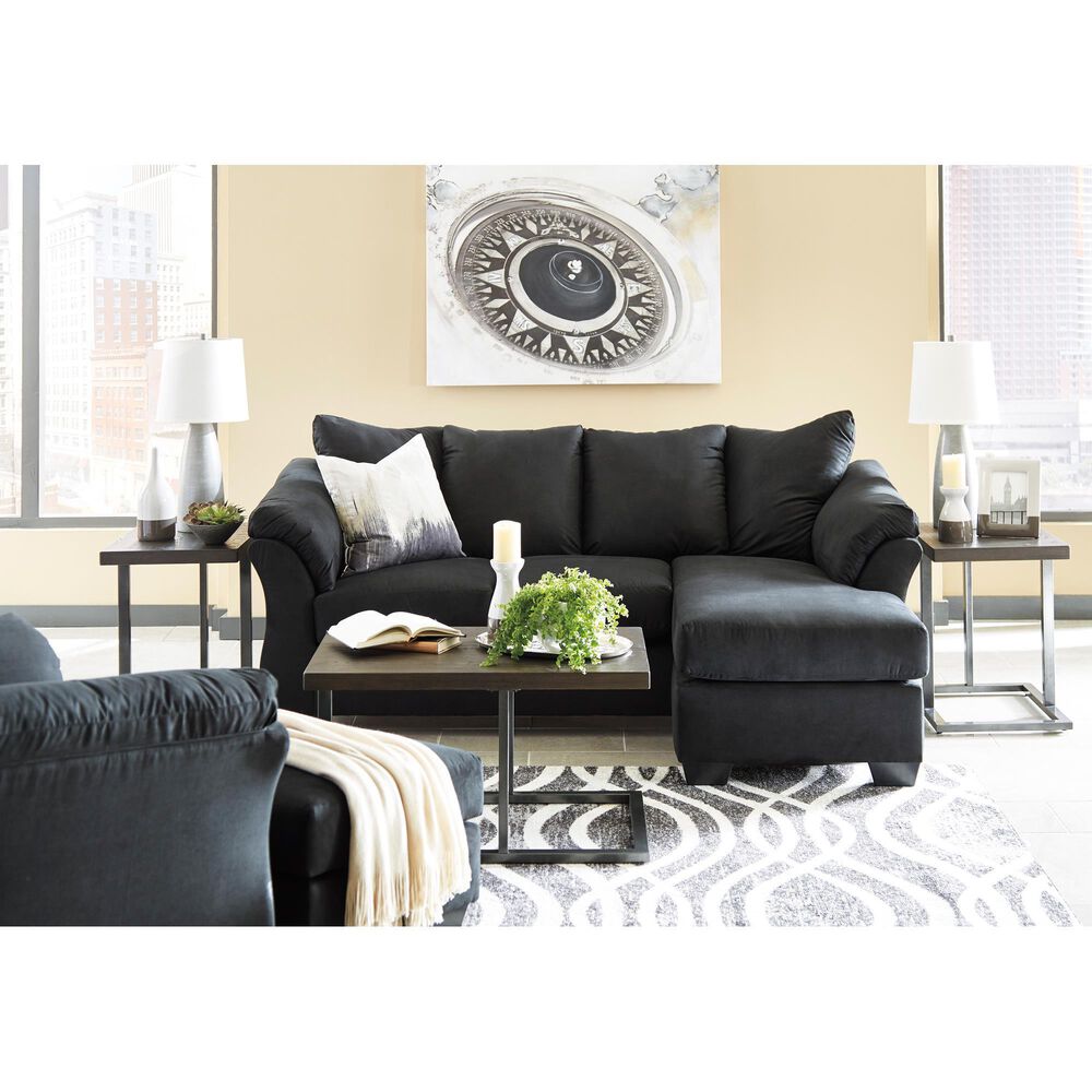 Ashley Darcy Accent Chair in Black, , large