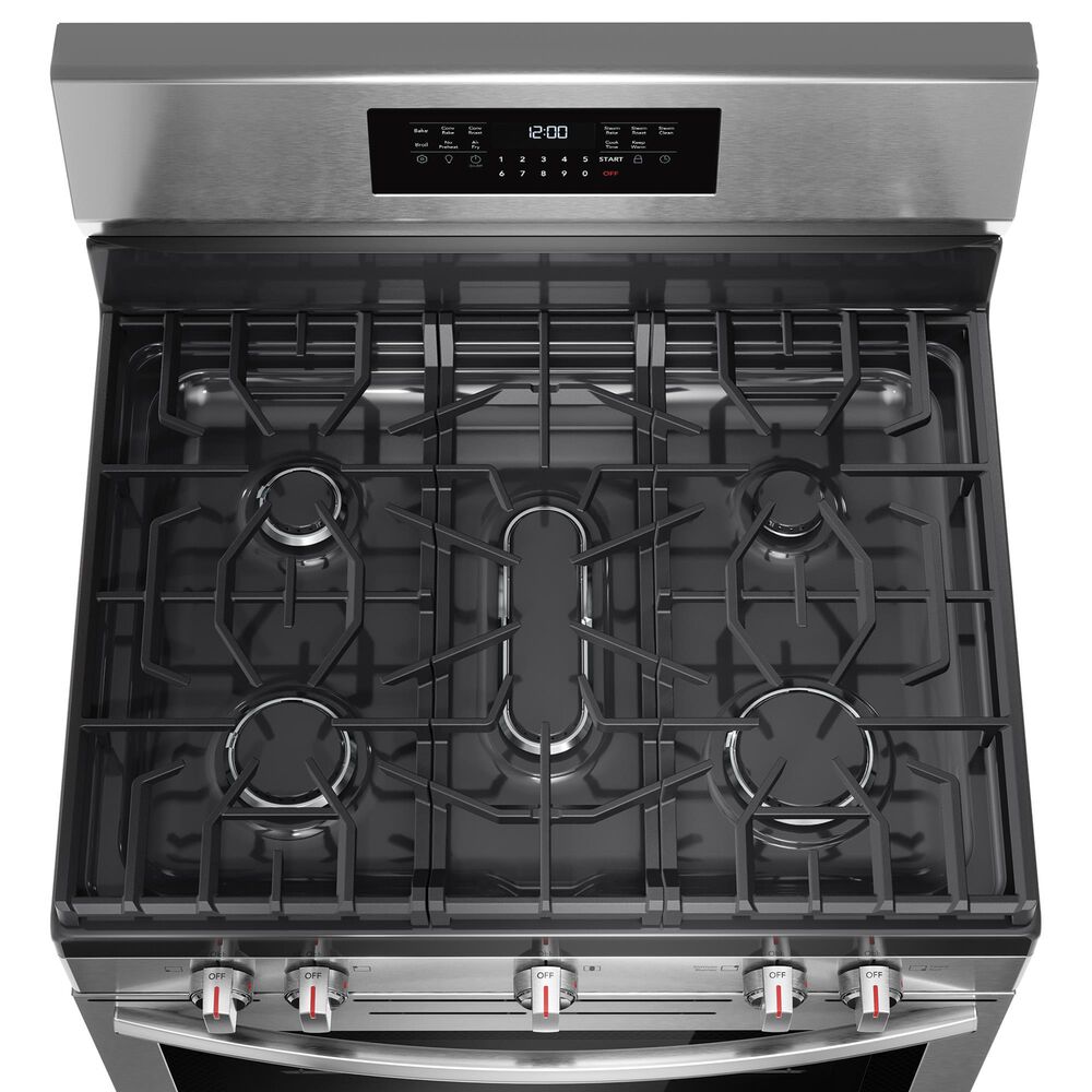 Frigidaire Gallery 30" Gas Range with Air Fry in Stainless Steel, , large