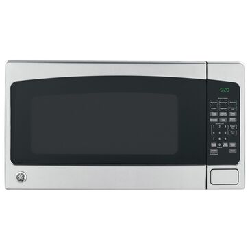 GE Appliances 2.0 Cu. Ft. Countertop Microwave Oven in Black and Stainless Steel, , large