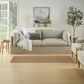 Nourison Twist Reversible 2" x 6" Natural Indoor/Outdoor Runner, , large
