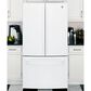 GE Appliances 27.0 Cu. Ft. 3-Door French-Door Refrigerator Energy Star In White, , large