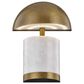 Savoy House Cora 1-Light Portable Rechargeable LED Table Lamp in Brass, , large