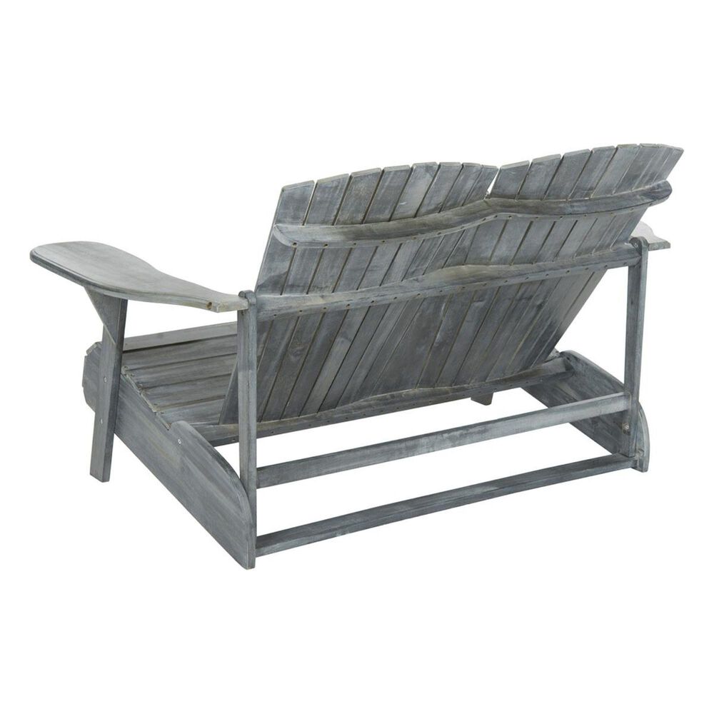 Safavieh Hantom Acacia Wood Garden Bench in Ash Grey, , large
