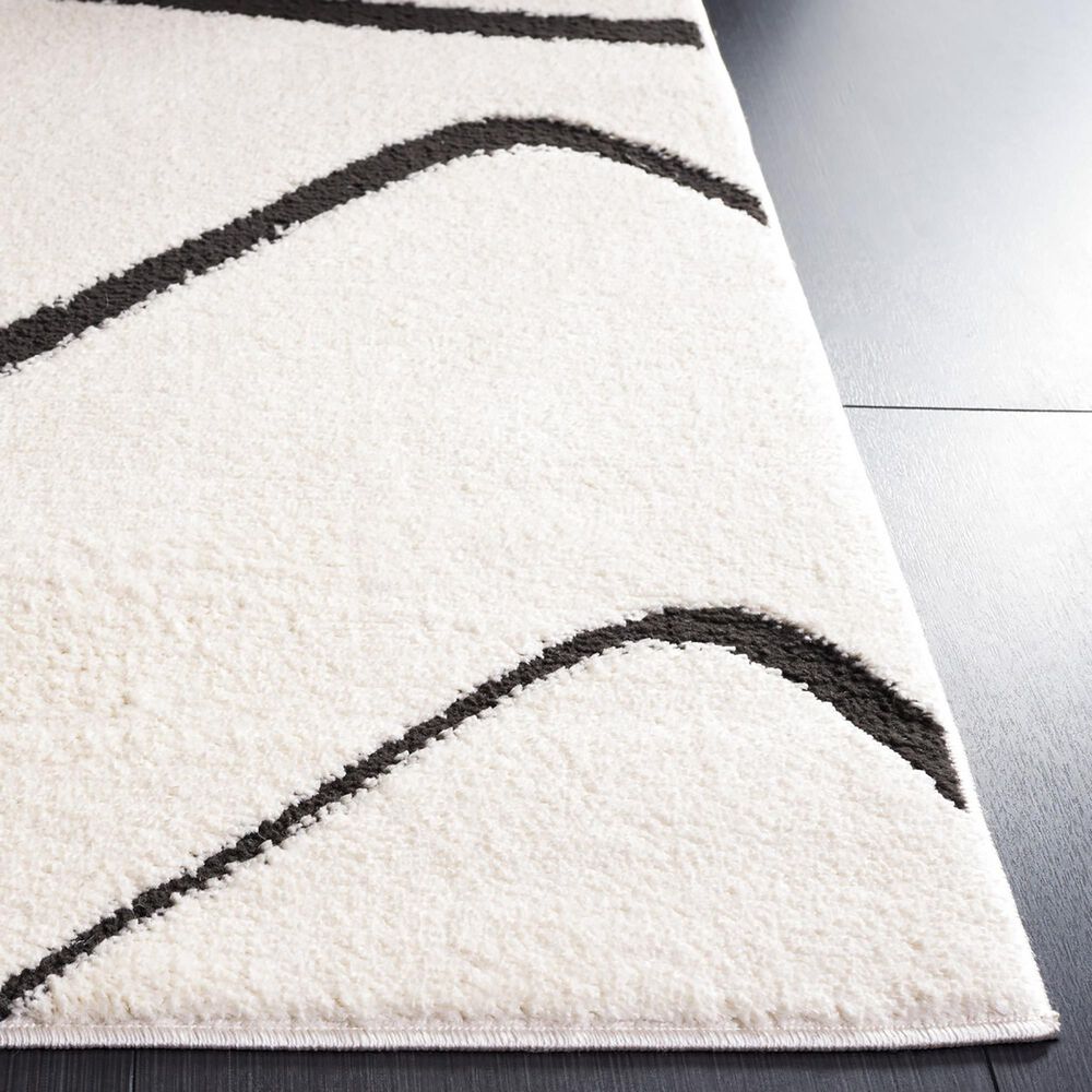 Safavieh Melody MEL120A 4&#39; x 6&#39; Ivory and Black Area Rug, , large