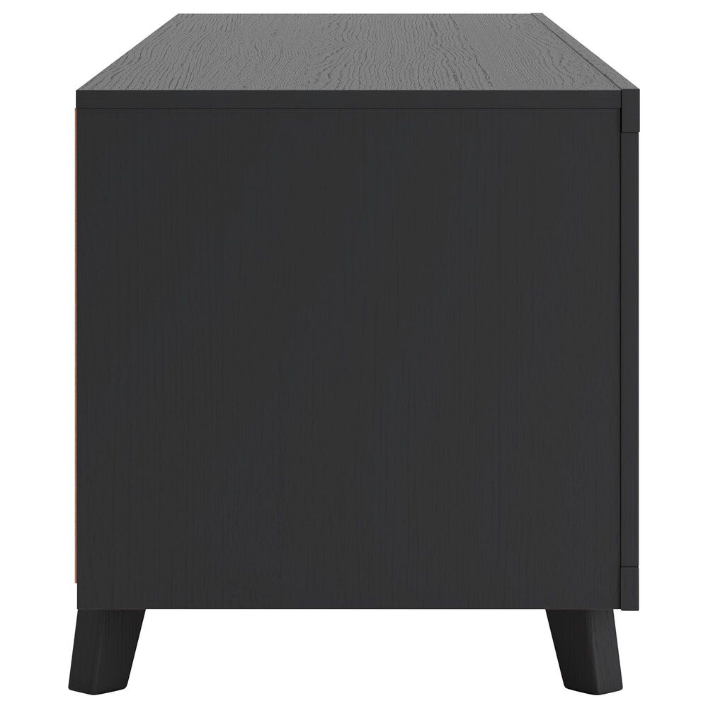 Ashley Danziar 72&quot; TV Stand in Matte Black, , large