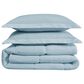 Pem America Cannon Solid 3-Piece King Comforter Set in Blue, , large