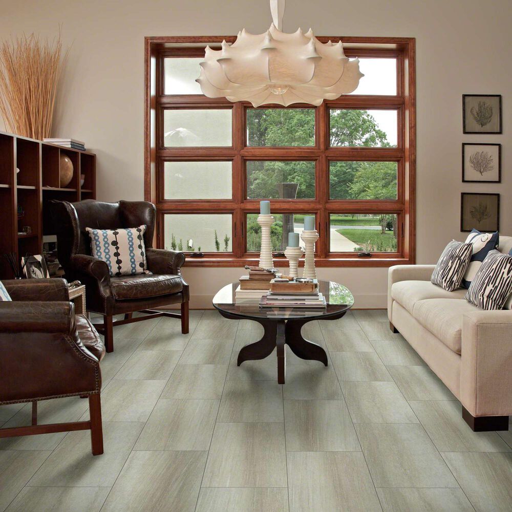 Shaw Paragon Tile Plus Ash 12&quot; x 24&quot; Luxury Vinyl Tile, , large